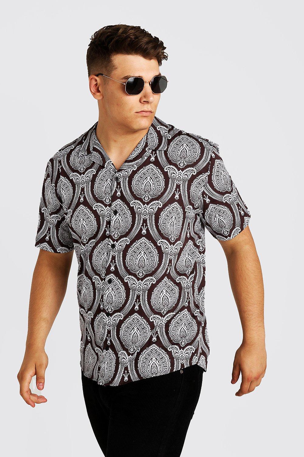 big and tall paisley shirt